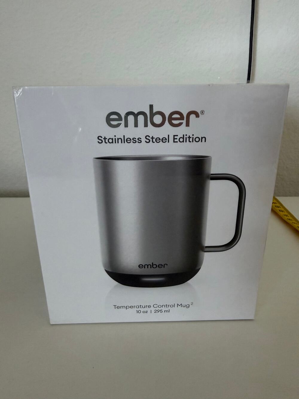 Ember Temperature Control Stainless Steel Smart Mug 2 New in Box Silver